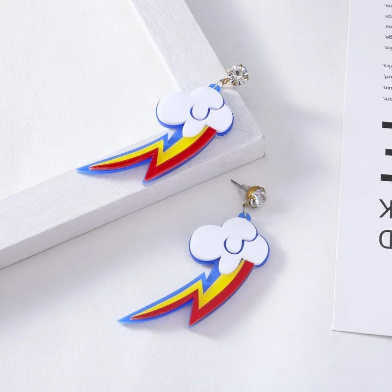 Eleganza Italiana Earrings For Women Fashion Charm Eardrop Hip Hop Girls Cute Sweet Exaggeration Special Creativity Tape Fruit Lightning Angel Streetwear high fashion shein amazon temu target Walmart online