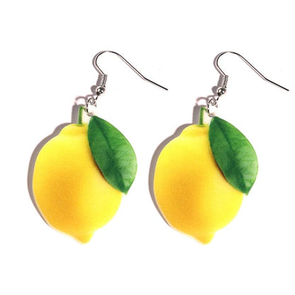 Eleganza Italiana Earrings For Women Girls Hip Hop Cute Exaggeration Special Creativity Jewelry Fruit Strawberry Cherry Tomato Potato Mushroom Streetwear high fashion shein amazon temu target Walmart online