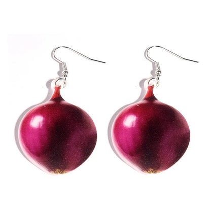 Eleganza Italiana Earrings For Women Girls Hip Hop Cute Exaggeration Special Creativity Jewelry Fruit Strawberry Cherry Tomato Potato Mushroom Streetwear high fashion shein amazon temu target Walmart online