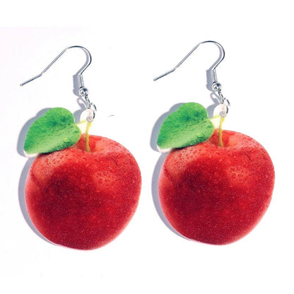 Eleganza Italiana Earrings For Women Girls Hip Hop Cute Exaggeration Special Creativity Jewelry Fruit Strawberry Cherry Tomato Potato Mushroom Streetwear high fashion shein amazon temu target Walmart online