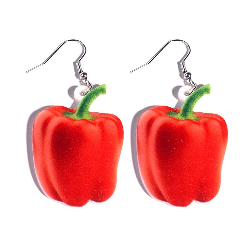 Eleganza Italiana Earrings For Women Girls Hip Hop Cute Exaggeration Special Creativity Jewelry Fruit Strawberry Cherry Tomato Potato Mushroom Streetwear high fashion shein amazon temu target Walmart online