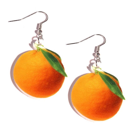 Eleganza Italiana Earrings For Women Girls Hip Hop Cute Exaggeration Special Creativity Jewelry Fruit Strawberry Cherry Tomato Potato Mushroom Streetwear high fashion shein amazon temu target Walmart online