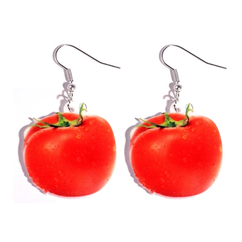 Eleganza Italiana Earrings For Women Girls Hip Hop Cute Exaggeration Special Creativity Jewelry Fruit Strawberry Cherry Tomato Potato Mushroom Streetwear high fashion shein amazon temu target Walmart online