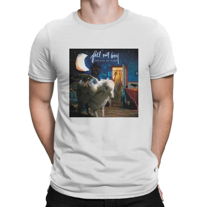 Eleganza Italiana Fall Out Boys Newest TShirt for Men Infinity On High Round Neck Basic T Shirt Hip Hop Birthday Gifts Streetwear Streetwear high fashion shein amazon temu target Walmart online