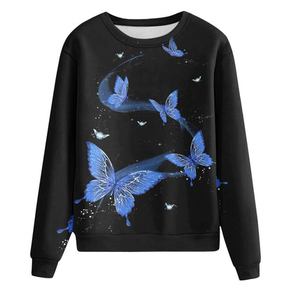 Eleganza Italiana Fall Y2k Retro Sweatshirt Harajuku Women Clothes Fashion Butterfly Print Hooded Sweatshirt Long Sleeve Hip Hop Loose Pullovers Streetwear high fashion shein amazon temu target Walmart online