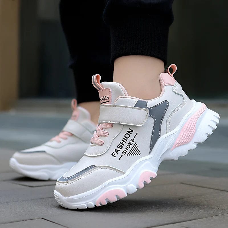 Eleganza Italiana Fashion Big Girls Casual Winter Spring Leather Shoes Baby Boys Toddler Sport Pink Sneakers for School Size 28-39 Streetwear high fashion shein amazon temu target Walmart online