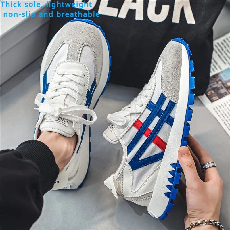 Eleganza Italiana Fashion Green Casual Sneakers Male Comfort Breathable Mens Chunky Platform Sneakers Designer Sports Shoes Men Streetwear Shoes Streetwear high fashion shein amazon temu target Walmart online