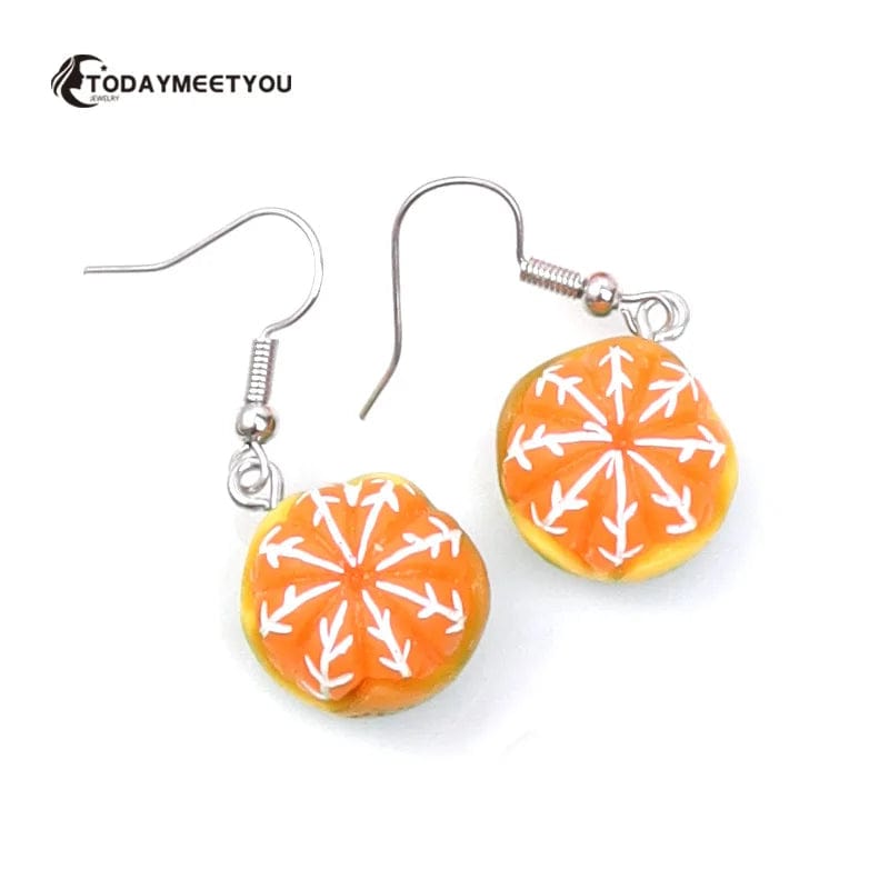 Eleganza Italiana Fashion Simple Acrylic Strawberry Orange Avocado Pendant Earrings Quality Drop Earrings for Girl Women Gift Lovely Fruit Jewelry Streetwear high fashion shein amazon temu target Walmart online