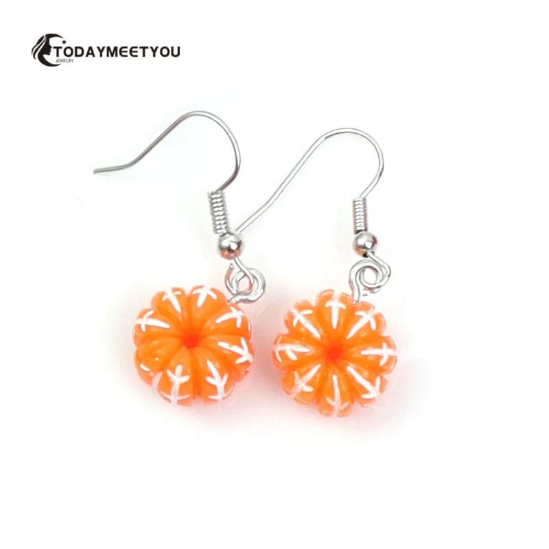 Eleganza Italiana Fashion Simple Acrylic Strawberry Orange Avocado Pendant Earrings Quality Drop Earrings for Girl Women Gift Lovely Fruit Jewelry Streetwear high fashion shein amazon temu target Walmart online