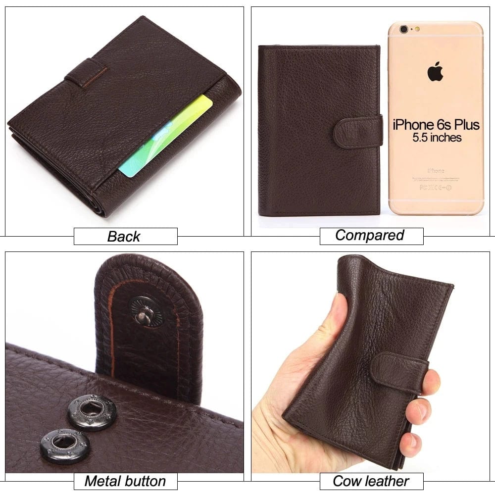 Eleganza Italiana Genuine Leather Wallet Men&