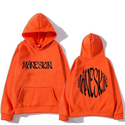 Eleganza Italiana Grunge Bank Maneskin Hoodies Men/Women Fashion Aesthetic Sweatshirts Winter Clothing Oversized Casual Pullovers Fleece Sudaderas Streetwear high fashion shein amazon temu target Walmart online