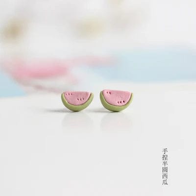 Eleganza Italiana hand made ceramic fruit earrings small fresh female Earrings Jewelry Wholesale 