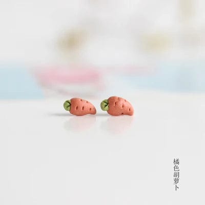 Eleganza Italiana hand made ceramic fruit earrings small fresh female Earrings Jewelry Wholesale 