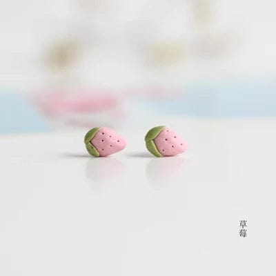 Eleganza Italiana hand made ceramic fruit earrings small fresh female Earrings Jewelry Wholesale 