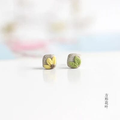 Eleganza Italiana hand made ceramic fruit earrings small fresh female Earrings Jewelry Wholesale 