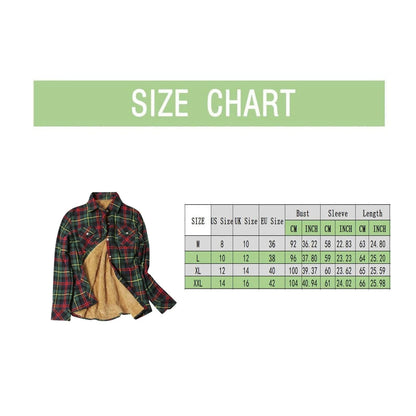 Eleganza Italiana Harajuku Warm Plush Lining Plaid Print Women Shirts Jackets Spring Fall y2k Streetwear Long Sleeve Lapel Button Up Outwear Coats Streetwear high fashion shein amazon temu target Walmart online