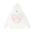 Eleganza Italiana Heart shaped letter hoodie oversize loose casual Harajuku draped feeling lazy men autumn American hoodie hiphop jacket grunge Streetwear high fashion shein amazon temu target Walmart online