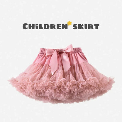 Eleganza Italiana HOT Girls Tutu Skirts Solid Fluffy Tulle Princess Ball Gown Pettiskirt Kids Ballet Party Performance Dress for Children PP001 Streetwear high fashion shein amazon temu target Walmart online