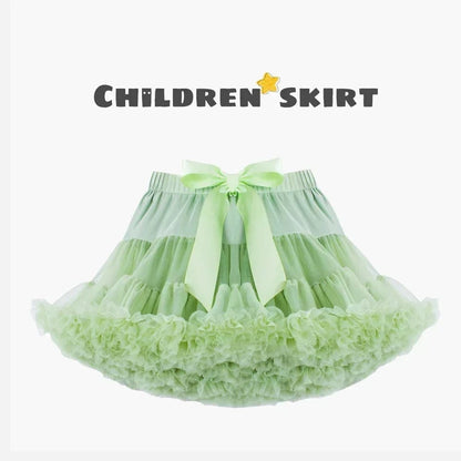 Eleganza Italiana HOT Girls Tutu Skirts Solid Fluffy Tulle Princess Ball Gown Pettiskirt Kids Ballet Party Performance Dress for Children PP001 Streetwear high fashion shein amazon temu target Walmart online