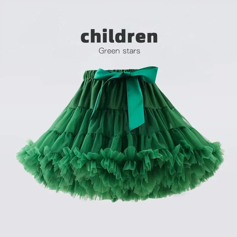 Eleganza Italiana HOT Girls Tutu Skirts Solid Fluffy Tulle Princess Ball Gown Pettiskirt Kids Ballet Party Performance Dress for Children PP001 Streetwear high fashion shein amazon temu target Walmart online