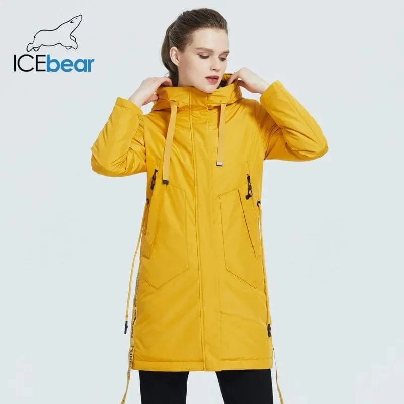 Eleganza Italiana ICEbear 2023 Women fall jacket Female coat with a hood casual wear quality parka brand clothing GWC20035I Streetwear high fashion shein amazon temu target Walmart online