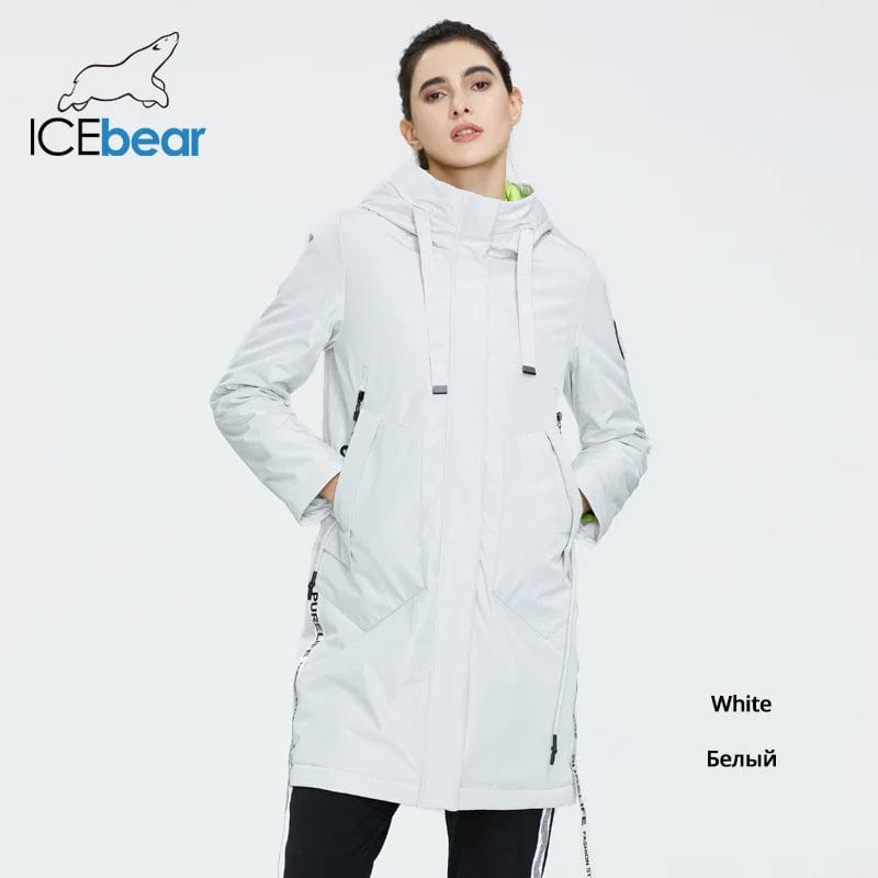 Eleganza Italiana ICEbear 2023 Women fall jacket Female coat with a hood casual wear quality parka brand clothing GWC20035I Streetwear high fashion shein amazon temu target Walmart online