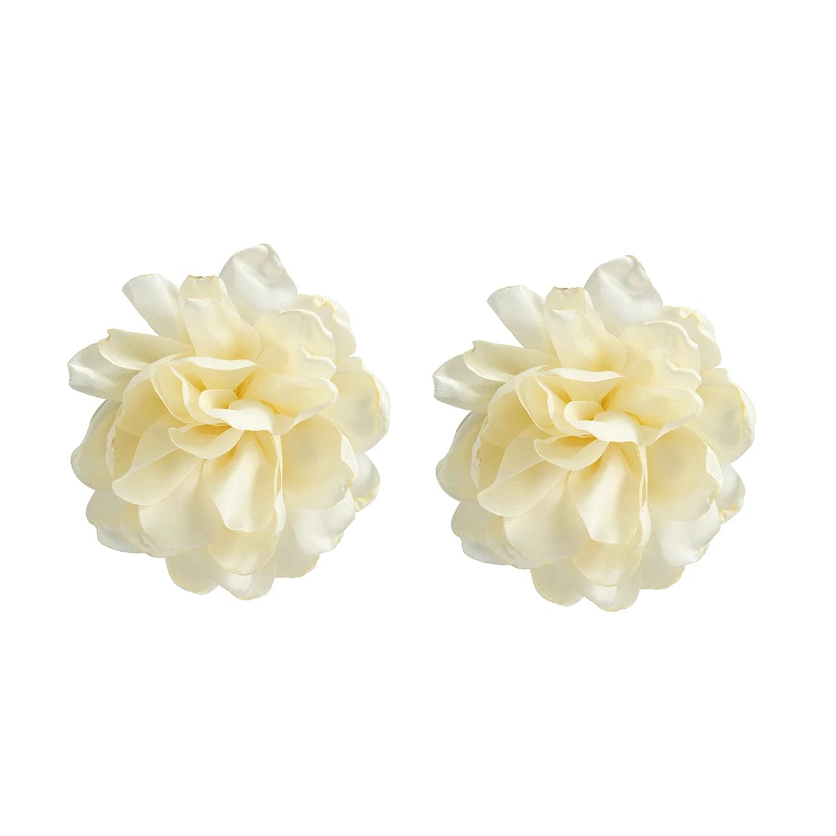 Eleganza Italiana Ingemark Exaggerated Large Fluffy Fabric Flower Stud Earrings for Women Elegant Petal Earring Trendy Y2K Jewelry Wed Accessories Streetwear high fashion shein amazon temu target Walmart online