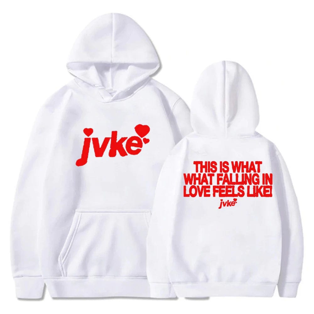 Eleganza Italiana JVKE Falling in Love Hoodie Fashion Long Sleeve Streetwear Women Men Hooded Sweatshirt 2023 Hip Hop Clothes Streetwear high fashion shein amazon temu target Walmart online