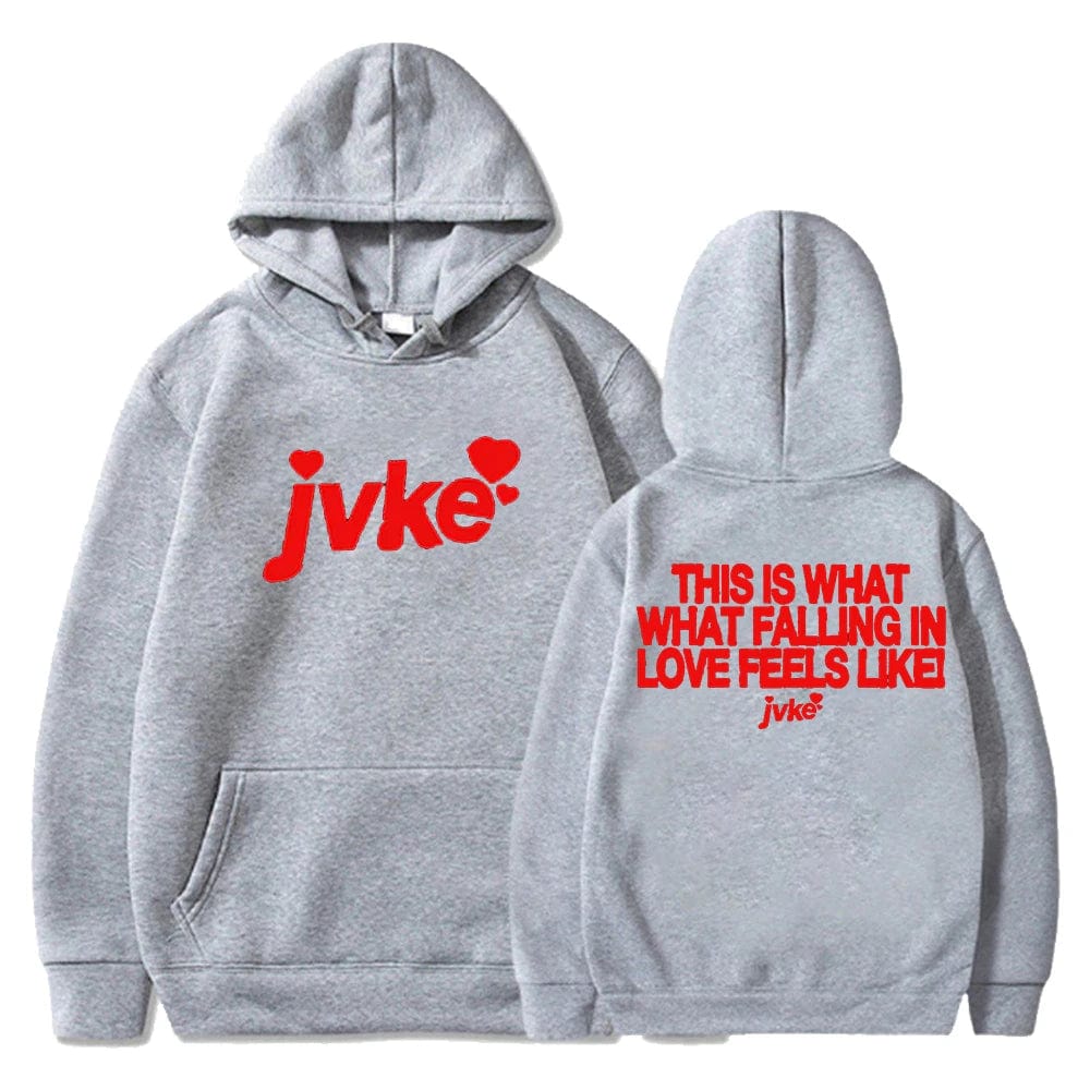 Eleganza Italiana JVKE Falling in Love Hoodie Fashion Long Sleeve Streetwear Women Men Hooded Sweatshirt 2023 Hip Hop Clothes Streetwear high fashion shein amazon temu target Walmart online