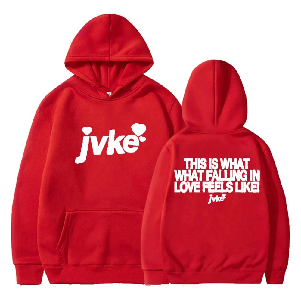 Eleganza Italiana JVKE Falling in Love Hoodie Fashion Long Sleeve Streetwear Women Men Hooded Sweatshirt 2023 Hip Hop Clothes Streetwear high fashion shein amazon temu target Walmart online