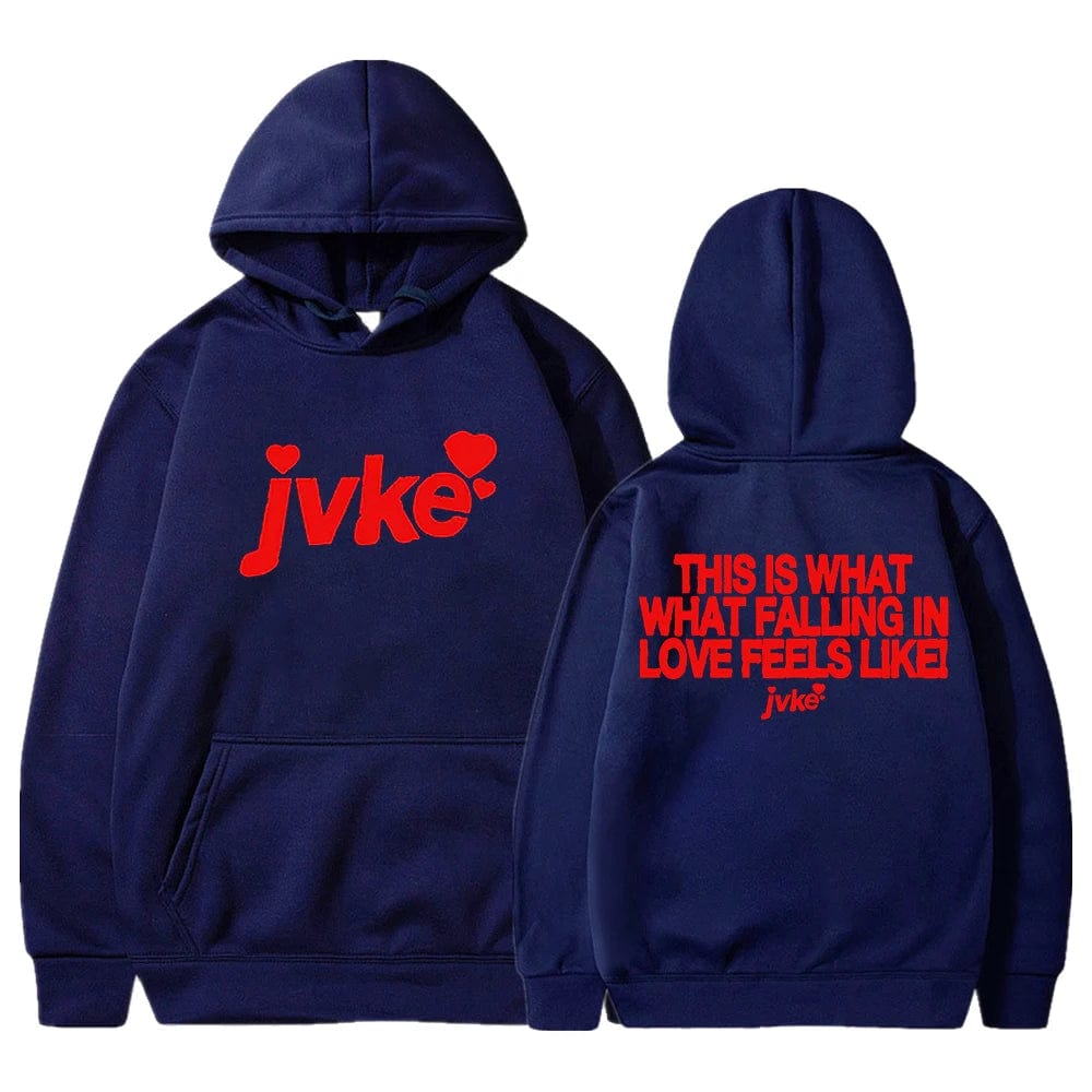 Eleganza Italiana JVKE Falling in Love Hoodie Fashion Long Sleeve Streetwear Women Men Hooded Sweatshirt 2023 Hip Hop Clothes Streetwear high fashion shein amazon temu target Walmart online