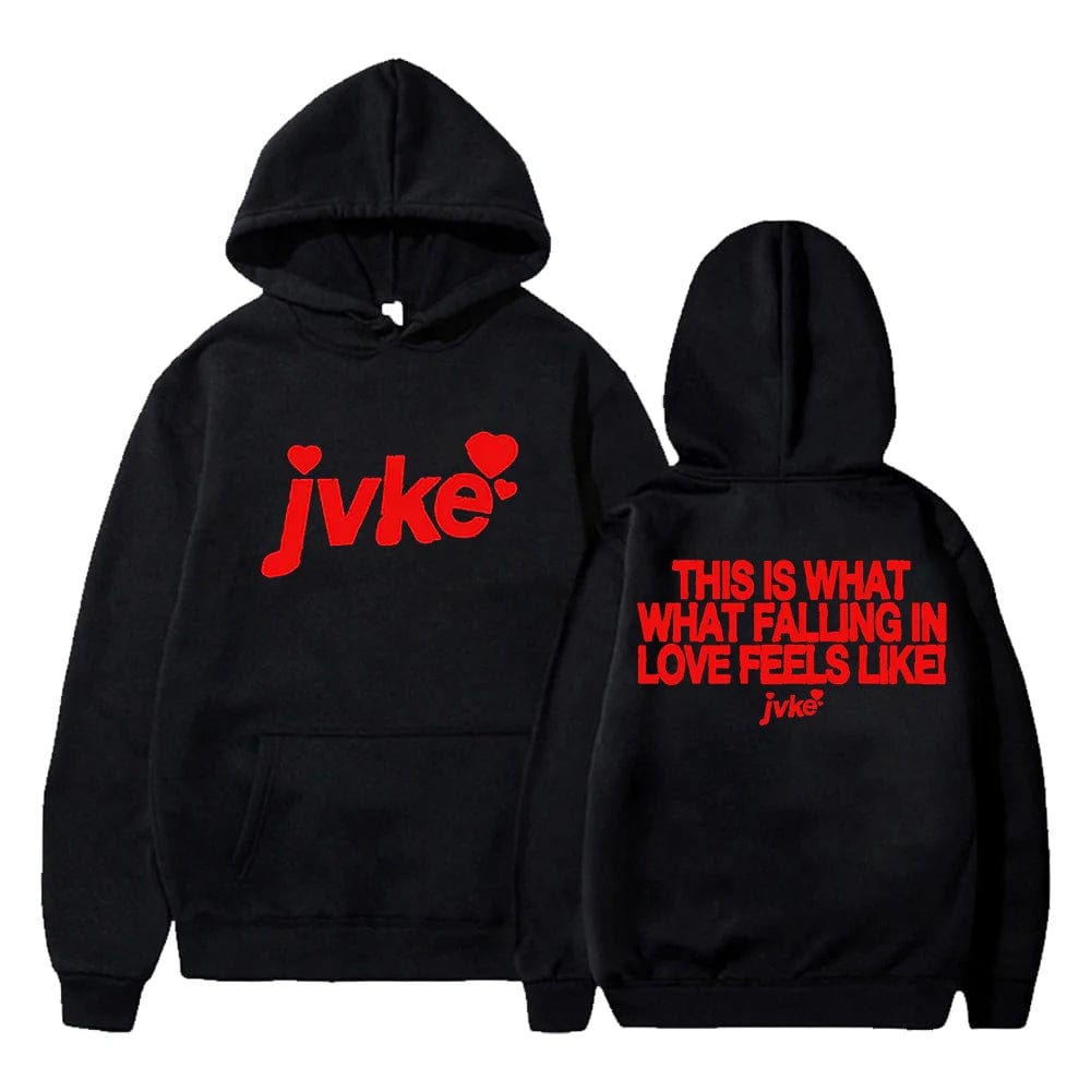 Eleganza Italiana JVKE Falling in Love Hoodie Fashion Long Sleeve Streetwear Women Men Hooded Sweatshirt 2023 Hip Hop Clothes Streetwear high fashion shein amazon temu target Walmart online