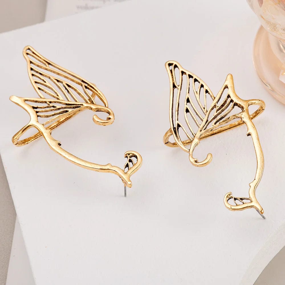 Eleganza Italiana Korean Hollow Butterfly Fairy Wing Stud Earrings For Women Girl Ear Cuff Hanging One Piece Earring Pendientes Mujer Jewelry Gift Streetwear high fashion shein amazon temu target Walmart online