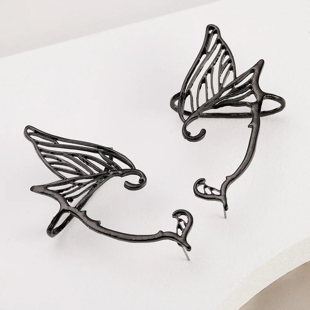 Eleganza Italiana Korean Hollow Butterfly Fairy Wing Stud Earrings For Women Girl Ear Cuff Hanging One Piece Earring Pendientes Mujer Jewelry Gift Streetwear high fashion shein amazon temu target Walmart online