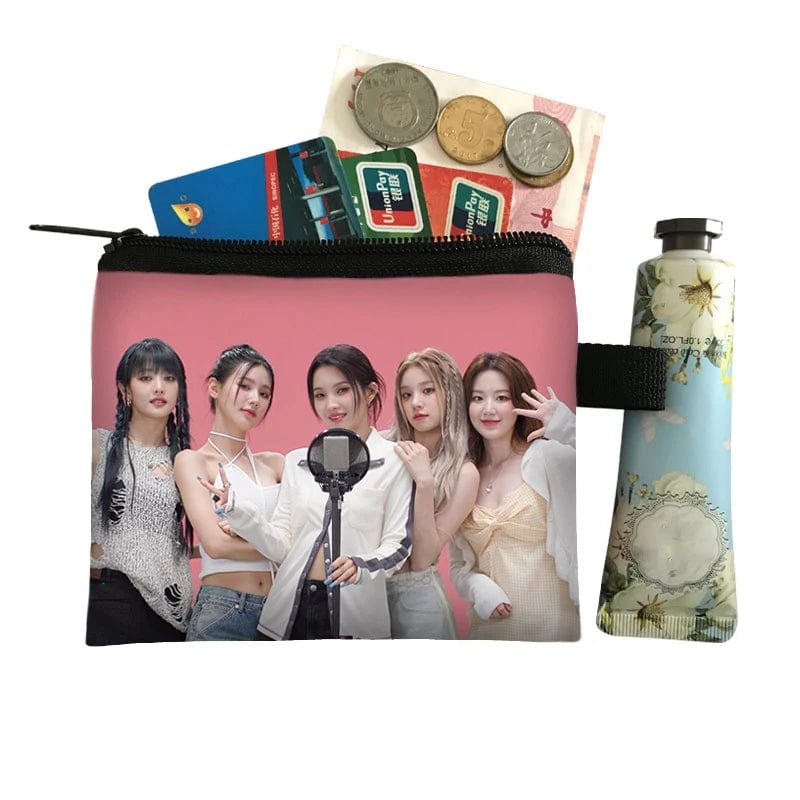 Eleganza Italiana Kpop (G)I-DLE Coin Purses Aublum I Feel Women Wallets Queencard Money Bags Soyeon/YUQI/Shuhua ID Card Key Earphones Holder Gift Streetwear high fashion shein amazon temu target Walmart online