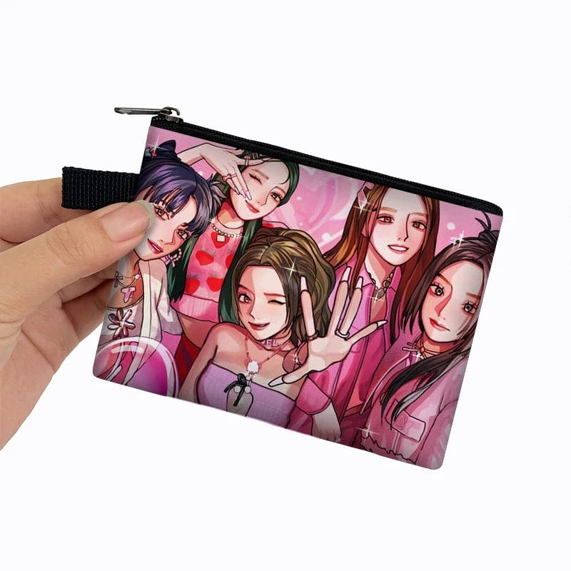 Eleganza Italiana Kpop (G)I-DLE Coin Purses Aublum I Feel Women Wallets Queencard Money Bags Soyeon/YUQI/Shuhua ID Card Key Earphones Holder Gift Streetwear high fashion shein amazon temu target Walmart online