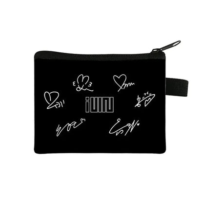 Eleganza Italiana Kpop (G)I-DLE Coin Purses Aublum I Feel Women Wallets Queencard Money Bags Soyeon/YUQI/Shuhua ID Card Key Earphones Holder Gift Streetwear high fashion shein amazon temu target Walmart online