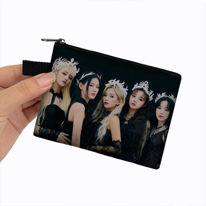 Eleganza Italiana Kpop (G)I-DLE Coin Purses Aublum I Feel Women Wallets Queencard Money Bags Soyeon/YUQI/Shuhua ID Card Key Earphones Holder Gift Streetwear high fashion shein amazon temu target Walmart online