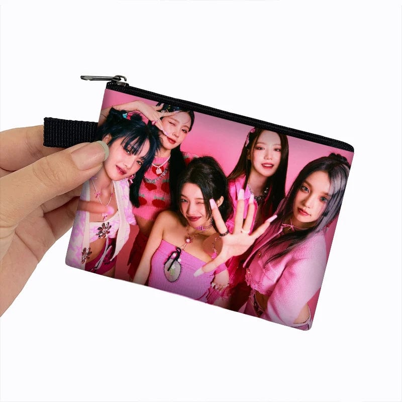 Eleganza Italiana Kpop (G)I-DLE Coin Purses Aublum I Feel Women Wallets Queencard Money Bags Soyeon/YUQI/Shuhua ID Card Key Earphones Holder Gift Streetwear high fashion shein amazon temu target Walmart online