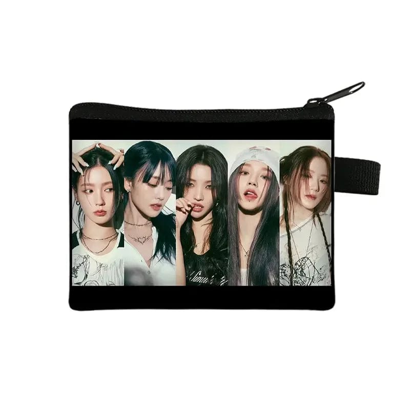 Eleganza Italiana Kpop (G)I-DLE Coin Purses Aublum I Feel Women Wallets Queencard Money Bags Soyeon/YUQI/Shuhua ID Card Key Earphones Holder Gift Streetwear high fashion shein amazon temu target Walmart online