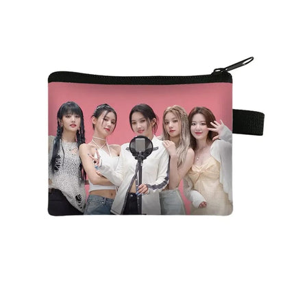 Eleganza Italiana Kpop (G)I-DLE Coin Purses Aublum I Feel Women Wallets Queencard Money Bags Soyeon/YUQI/Shuhua ID Card Key Earphones Holder Gift Streetwear high fashion shein amazon temu target Walmart online