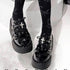 Eleganza Italiana Lapolaka Gothic Cross Spider Decoration Punk Hotgirl Shoes Holy Light Knight Dark Style Y2K Women&