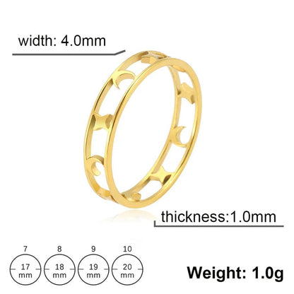 Eleganza Italiana Luxury Leaves Stainless Steel Rings For Women 2023 Trend Geometric Finger Ring Gift Aesthetic Jewelry Wholesale anillos mujer Streetwear high fashion shein amazon temu target Walmart online