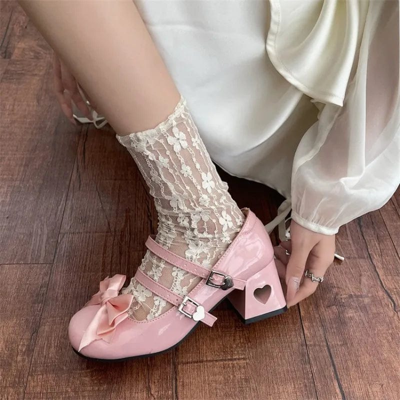 Eleganza Italiana Mary Jane Lolita Shoes Women Y2K Patent Leather Low Heels Pumps Women Silk Bow Tie Ankle Straps Party Shoes Zapatos De Mujer Streetwear high fashion shein amazon temu target Walmart online