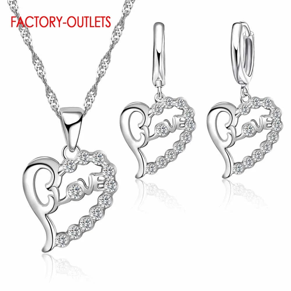 Eleganza Italiana New Jewelry Sets 0.01USD Collections 925 Silver Needle Cubic Zirconia CZ Necklaces Hoop Earrings Women Girls Engagement Gifts Streetwear high fashion shein amazon temu target Walmart online