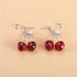 Eleganza Italiana New Sweet Summer Red Transparent Cherry Fruit Fashion Long Ear Nail Earrings Fashion Black Anime Earring For Women Party Jewelry Streetwear high fashion shein amazon temu target Walmart online