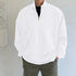 Eleganza Italiana Oversized Hoodie Stand-Up Collar Hooded Sweater Men&