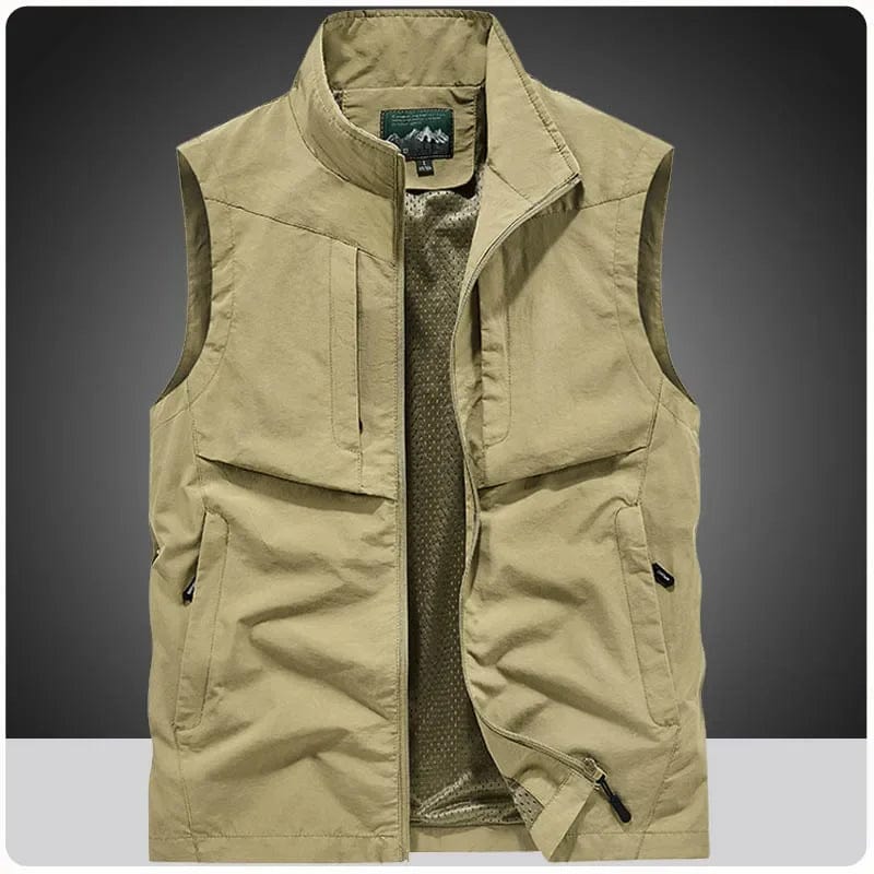 Eleganza Italiana Plus Size 7XL 8XL Men’s Fishing Vest Outdoor Quick-Dry Hunting Travel Gym Jogging Running Sport Sleeveless Mesh Waistcoat Jacket Streetwear high fashion shein amazon temu target Walmart online