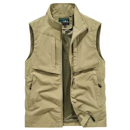 Eleganza Italiana Plus Size 7XL 8XL Men’s Fishing Vest Outdoor Quick-Dry Hunting Travel Gym Jogging Running Sport Sleeveless Mesh Waistcoat Jacket Streetwear high fashion shein amazon temu target Walmart online