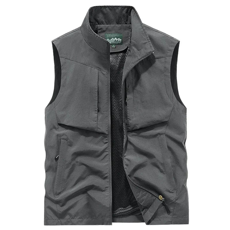 Eleganza Italiana Plus Size 7XL 8XL Men’s Fishing Vest Outdoor Quick-Dry Hunting Travel Gym Jogging Running Sport Sleeveless Mesh Waistcoat Jacket Streetwear high fashion shein amazon temu target Walmart online